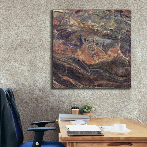 Image of 'Earth as Art: Gosses Bluff' Canvas Wall Art,37 x 37