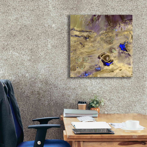 Image of 'Earth as Art: Great Salt Desert' Canvas Wall Art,26 x 26