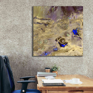 'Earth as Art: Great Salt Desert' Canvas Wall Art,37 x 37