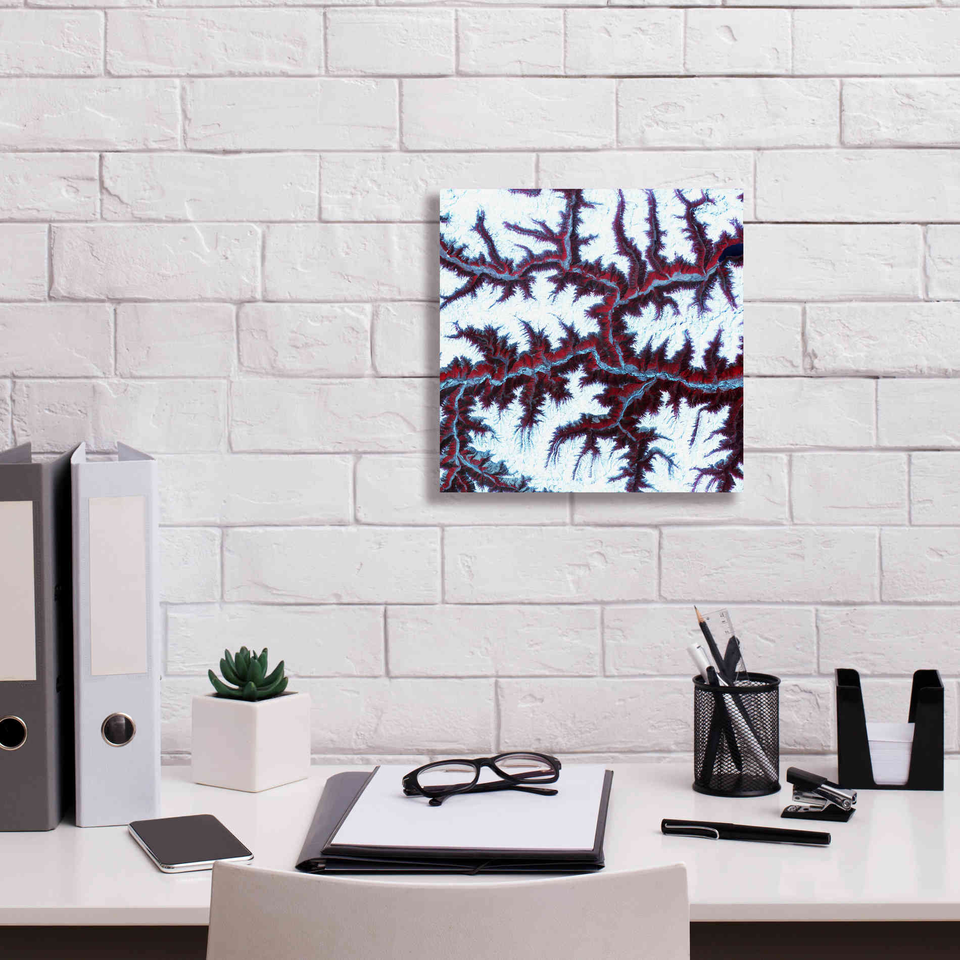 'Earth as Art: Himalayas ' Canvas Wall Art,12 x 12