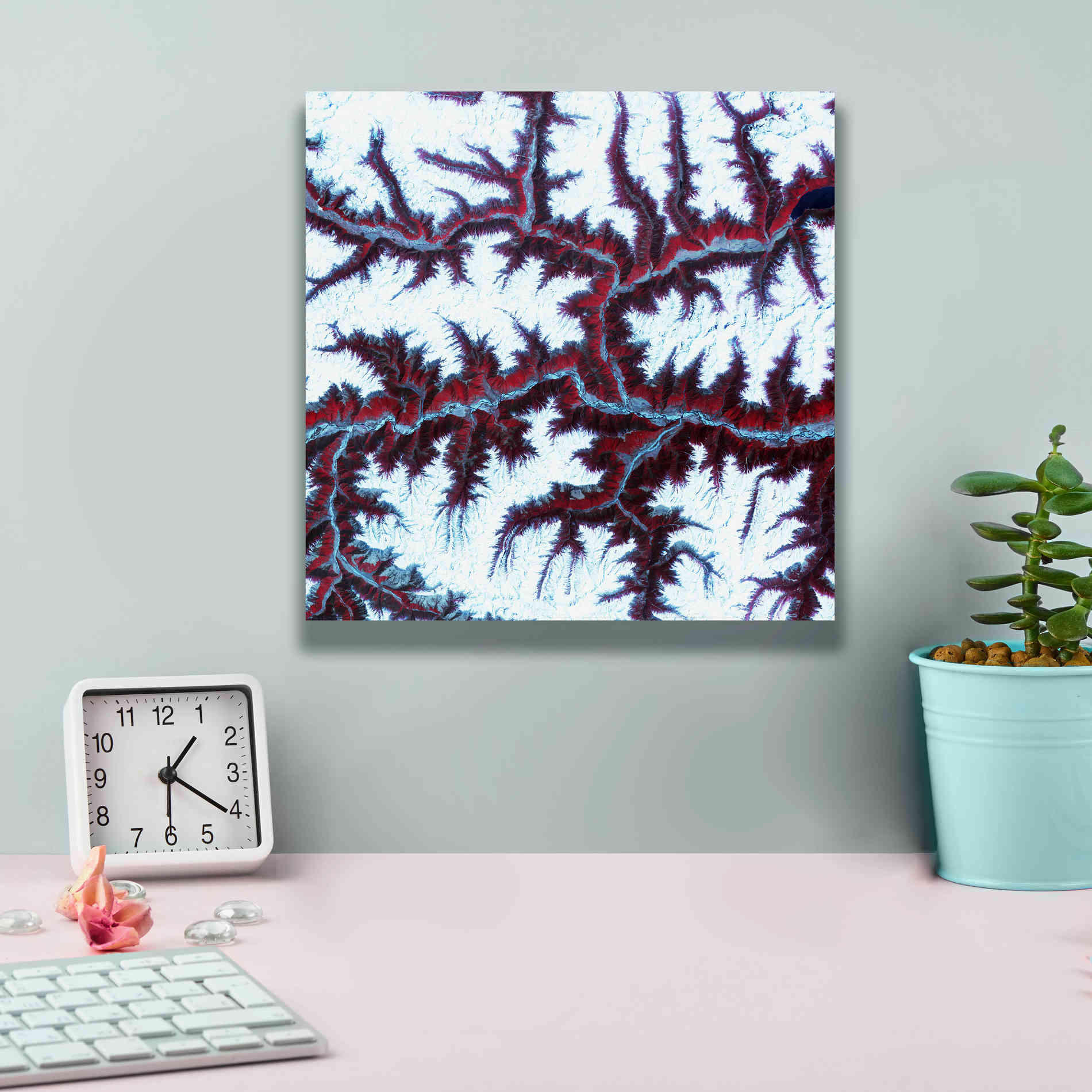 'Earth as Art: Himalayas ' Canvas Wall Art,12 x 12