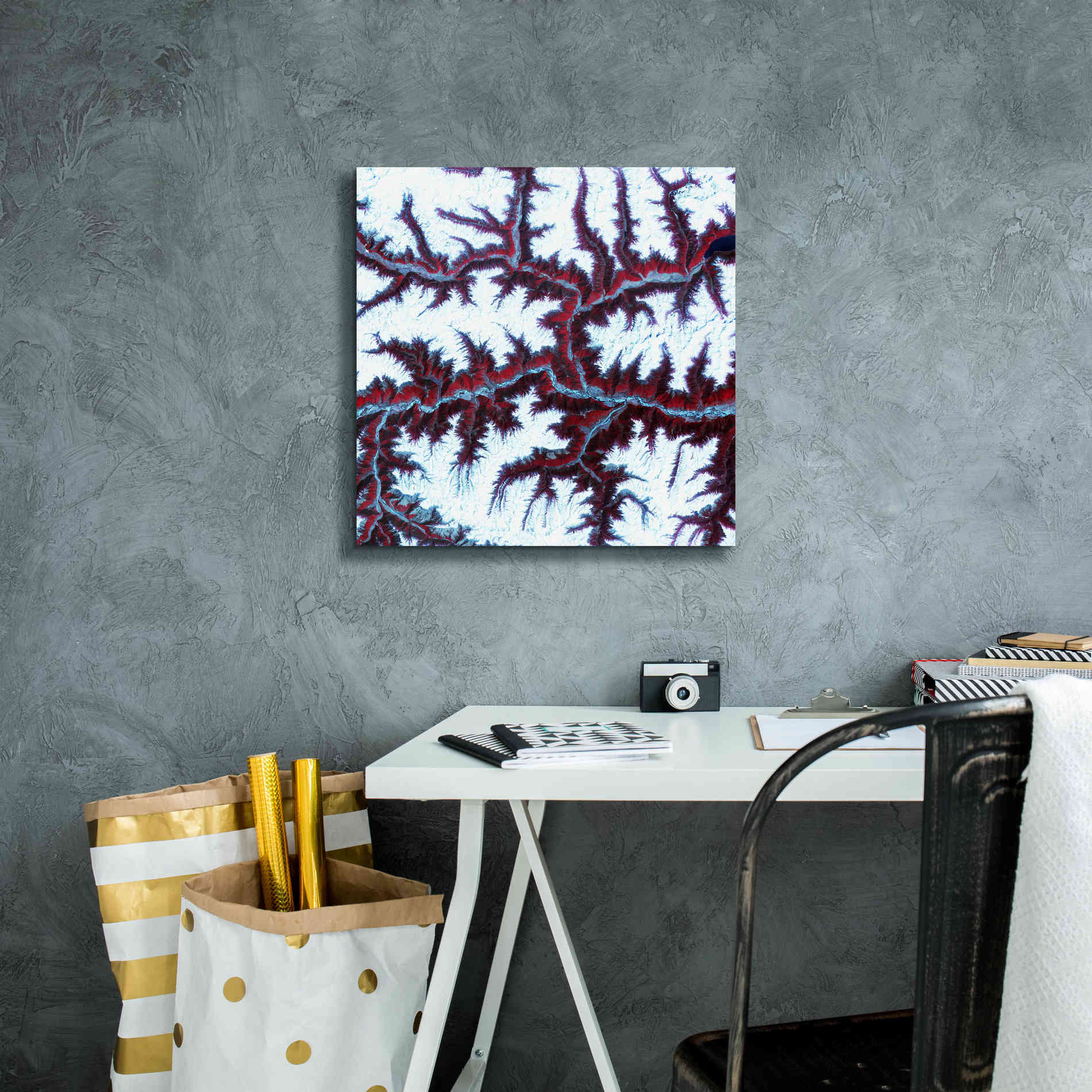 'Earth as Art: Himalayas ' Canvas Wall Art,18 x 18