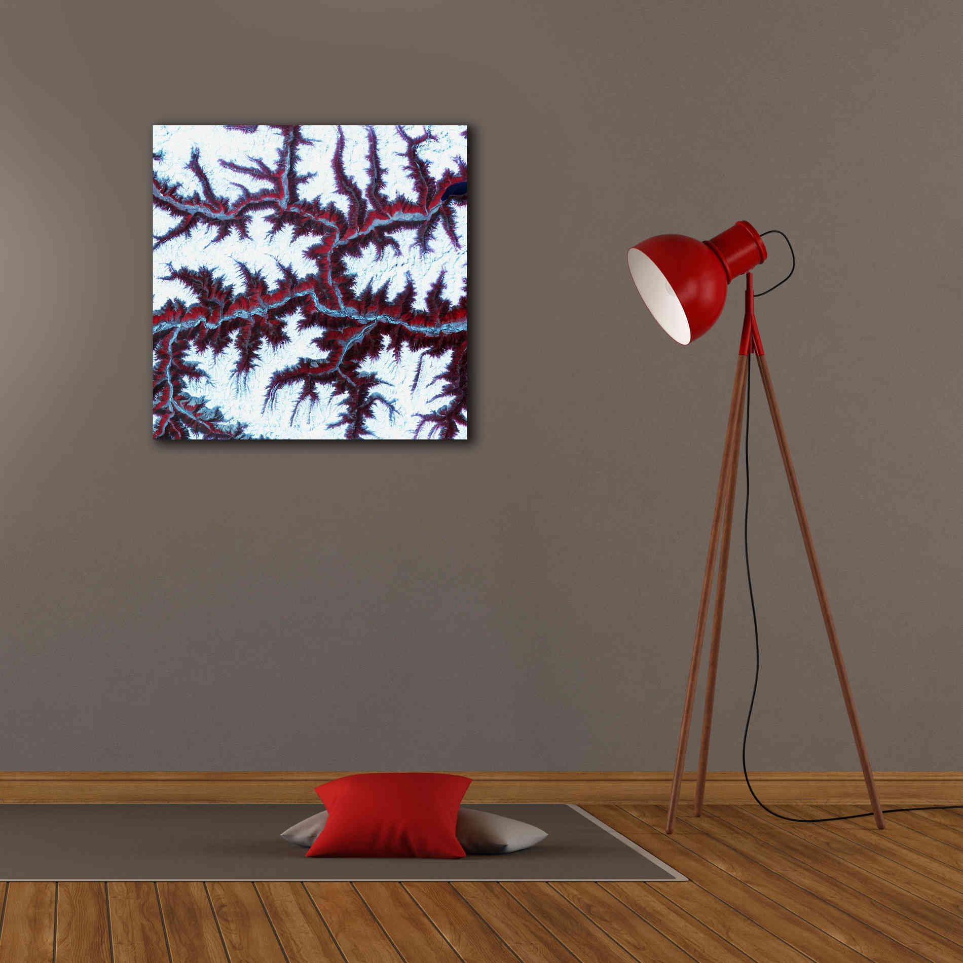 'Earth as Art: Himalayas ' Canvas Wall Art,26 x 26