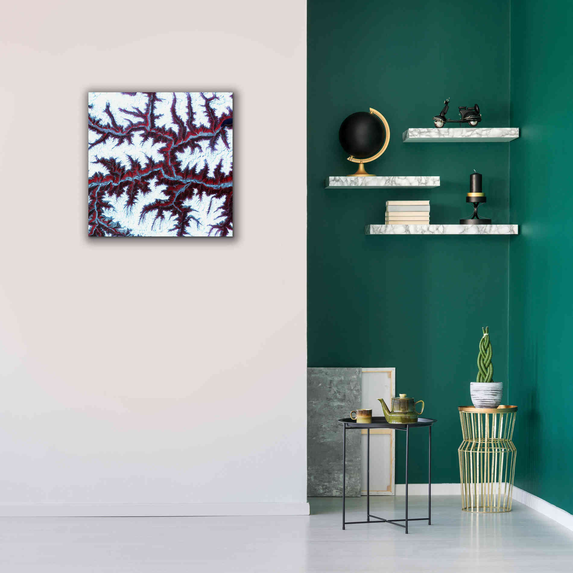 'Earth as Art: Himalayas ' Canvas Wall Art,26 x 26