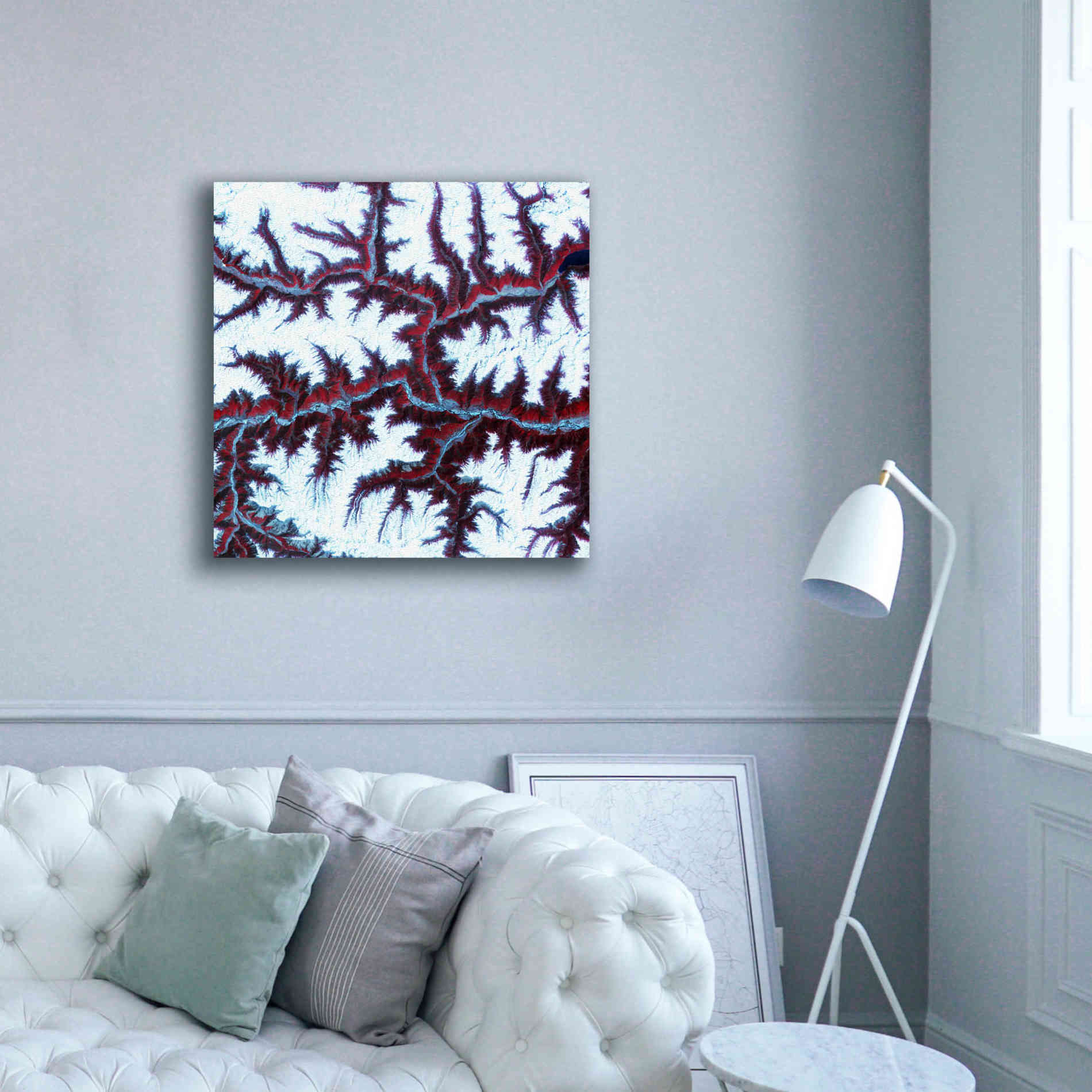 'Earth as Art: Himalayas ' Canvas Wall Art,37 x 37
