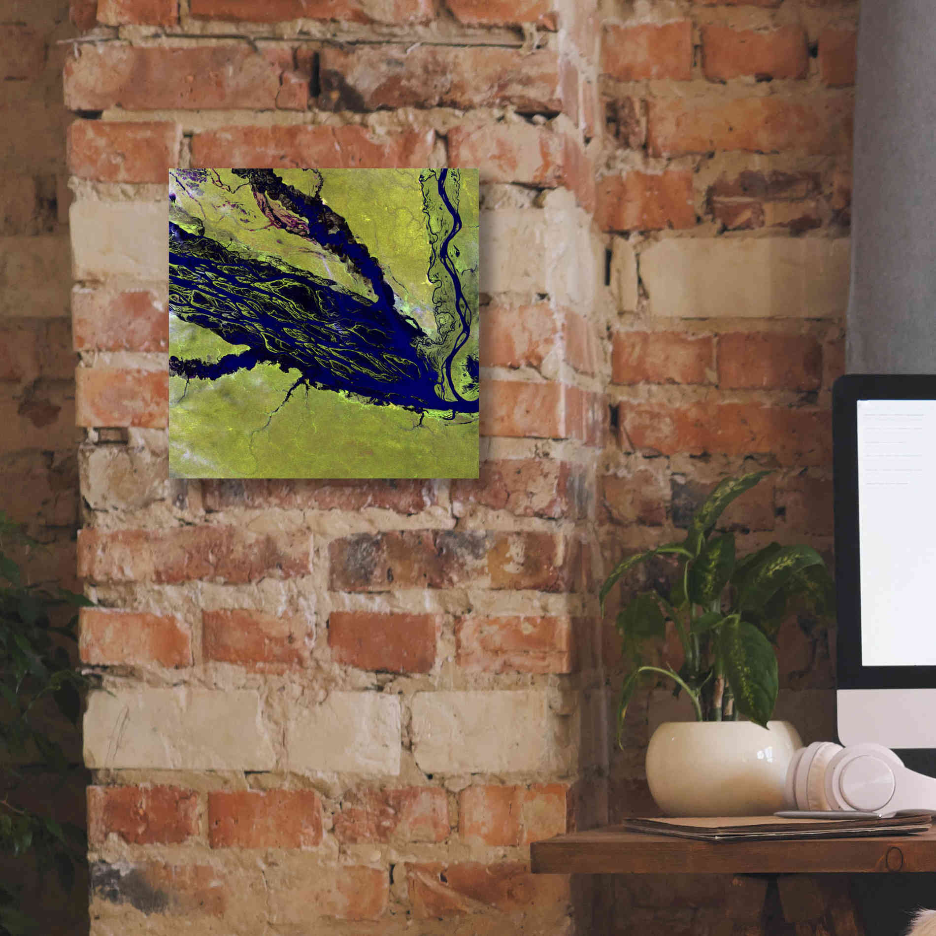 'Earth as Art: Jau Park' Canvas Wall Art,12 x 12