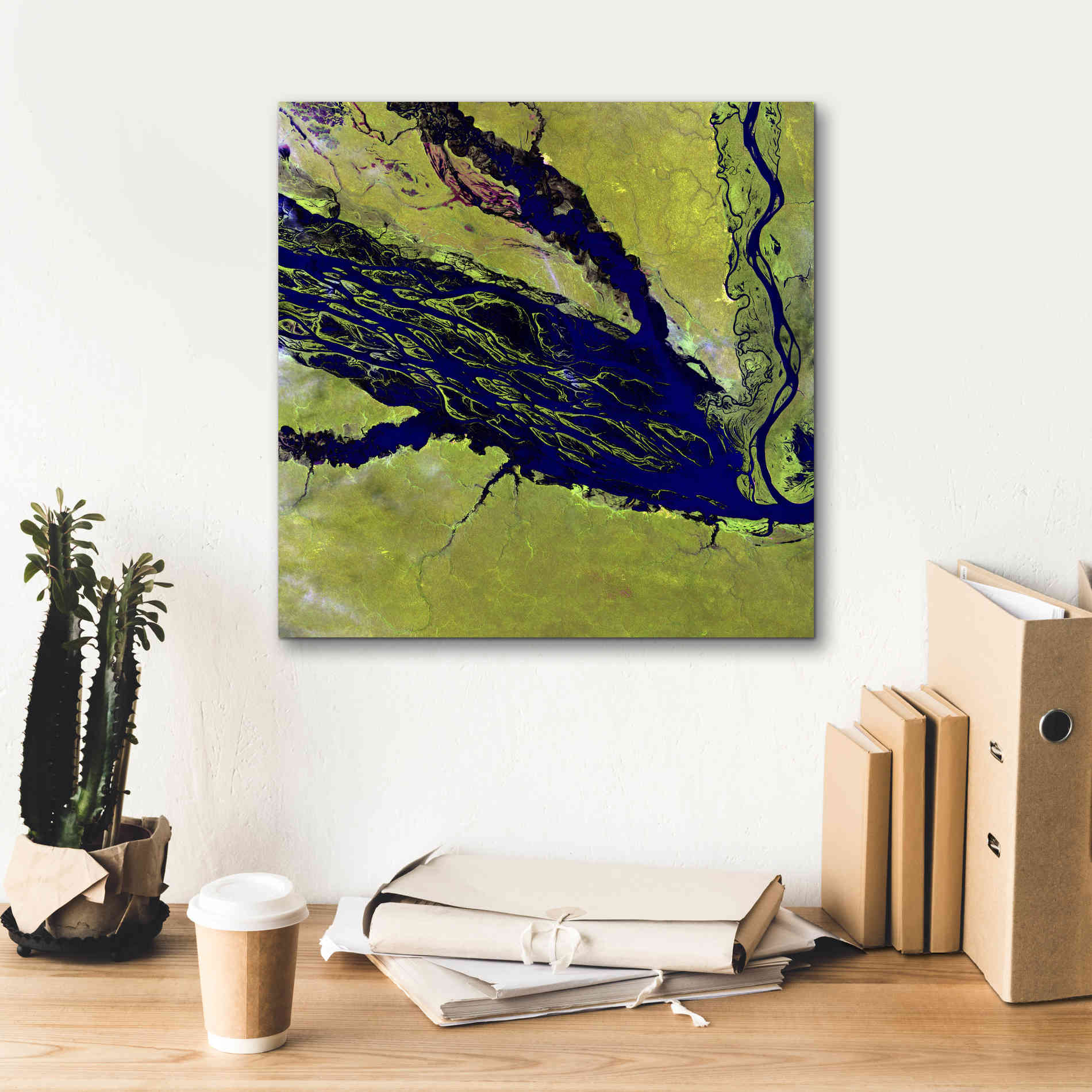 'Earth as Art: Jau Park' Canvas Wall Art,18 x 18