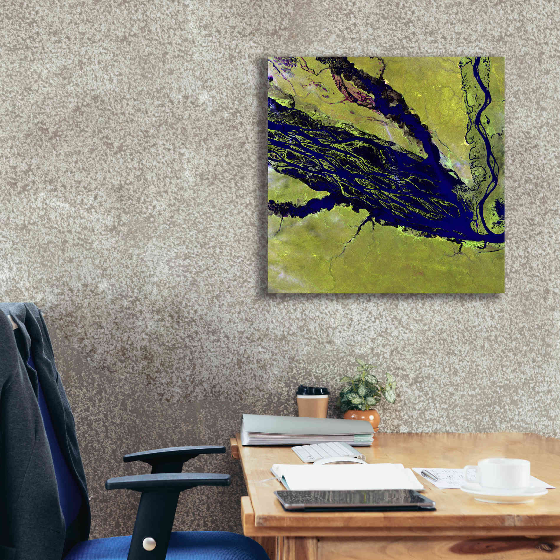 'Earth as Art: Jau Park' Canvas Wall Art,26 x 26