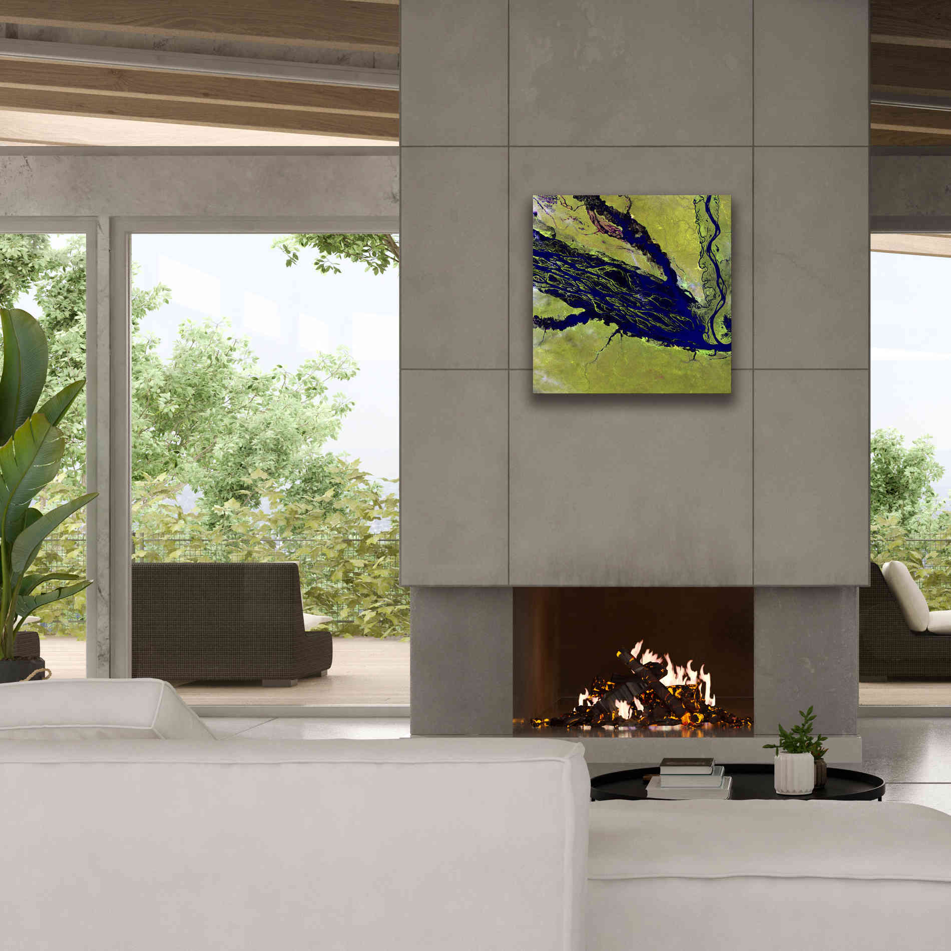 'Earth as Art: Jau Park' Canvas Wall Art,26 x 26