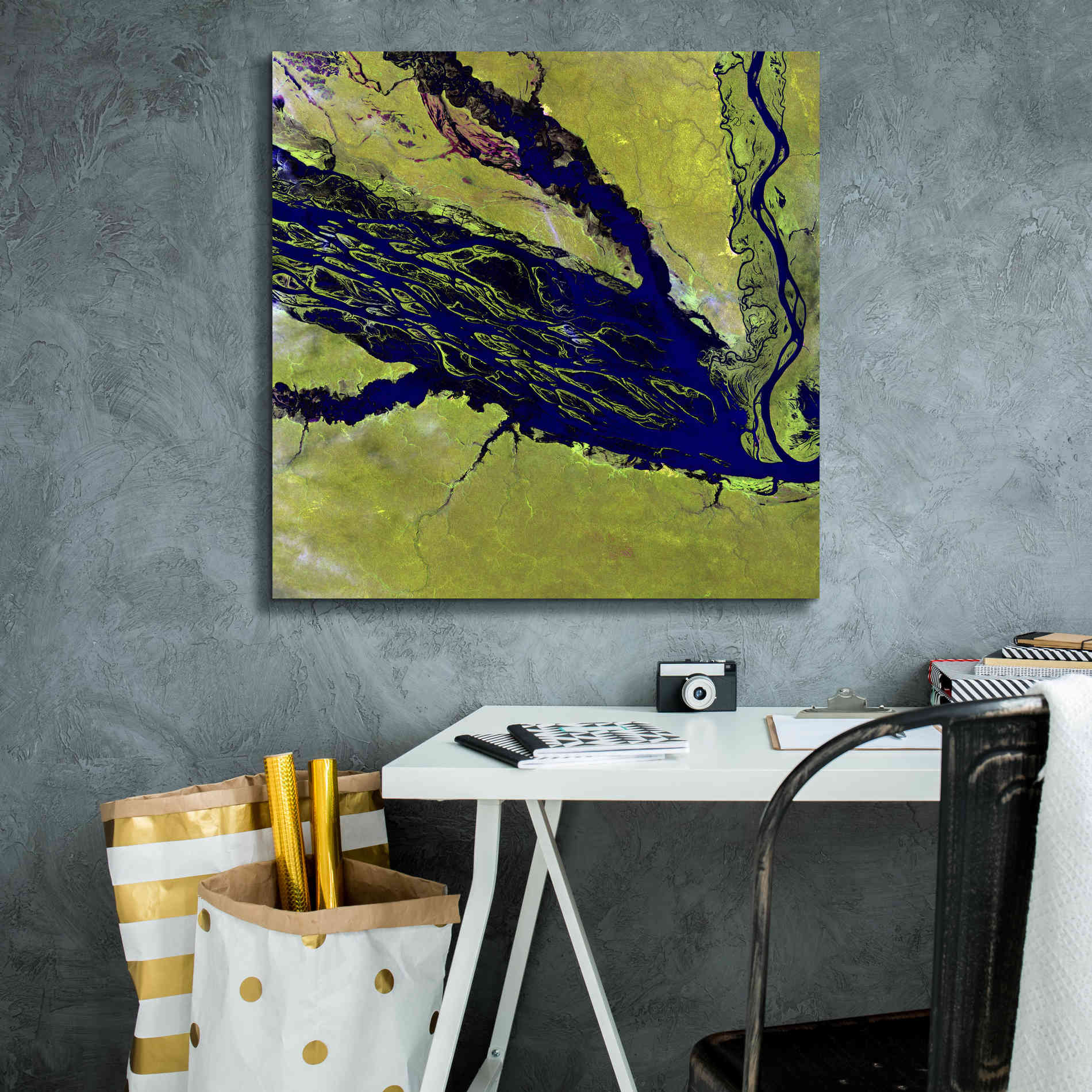 'Earth as Art: Jau Park' Canvas Wall Art,26 x 26