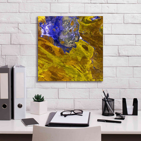 Image of 'Earth as Art: Lake Disappointment' Canvas Wall Art,18 x 18