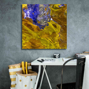 'Earth as Art: Lake Disappointment' Canvas Wall Art,26 x 26