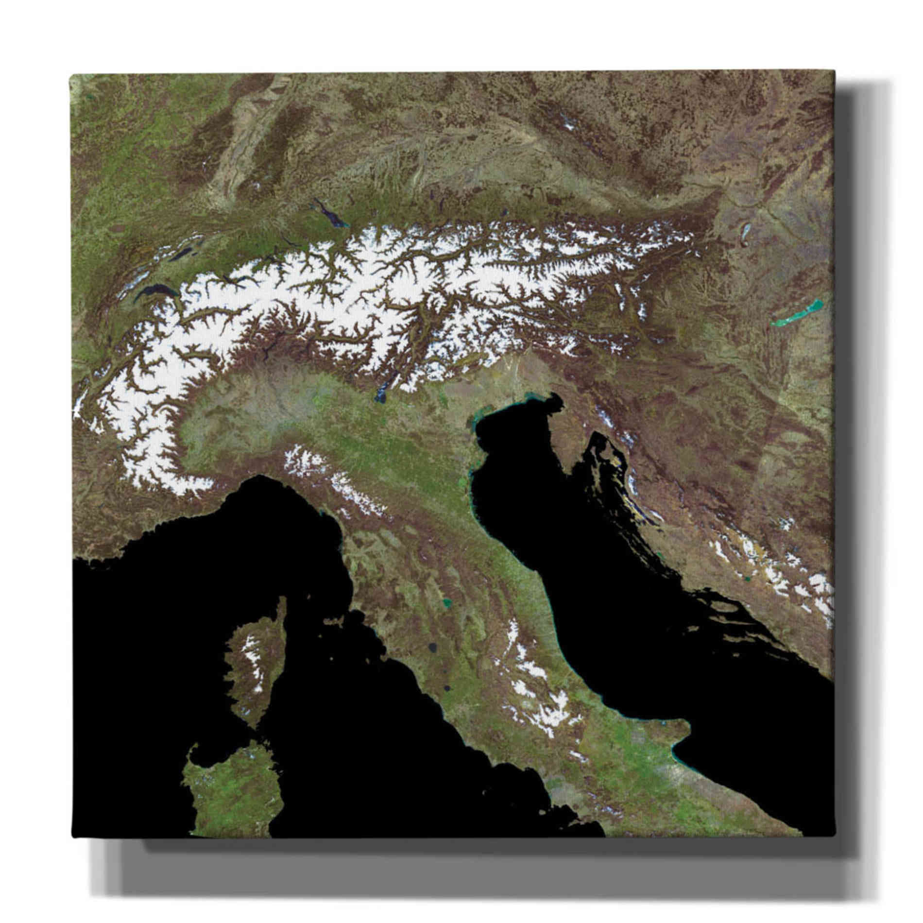 'Earth as Art: Mediterranean Sea' Canvas Wall Art