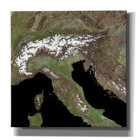 'Earth as Art: Mediterranean Sea' Canvas Wall Art