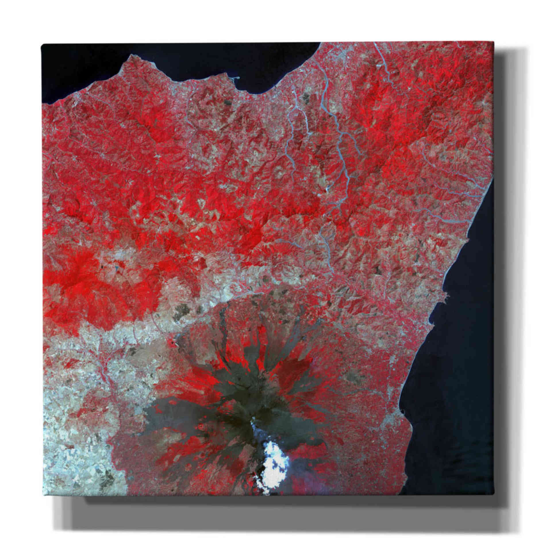 'Earth as Art: Mt. Etna' Canvas Wall Art