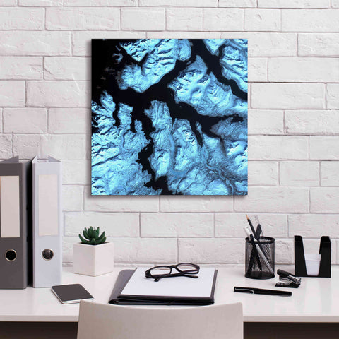 Image of 'Earth as Art: Northern Norway' Canvas Wall Art,18 x 18