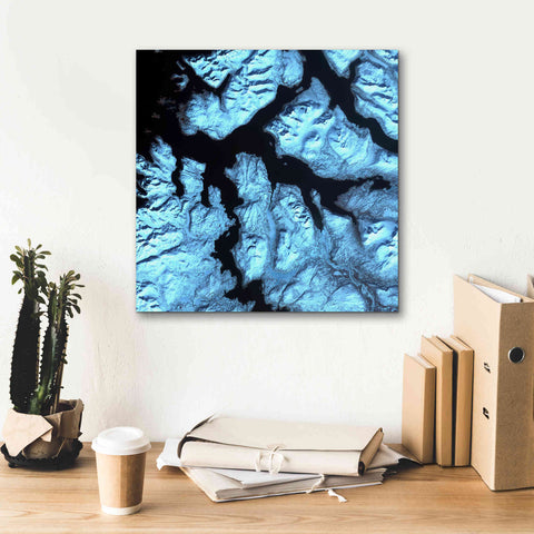 Image of 'Earth as Art: Northern Norway' Canvas Wall Art,18 x 18