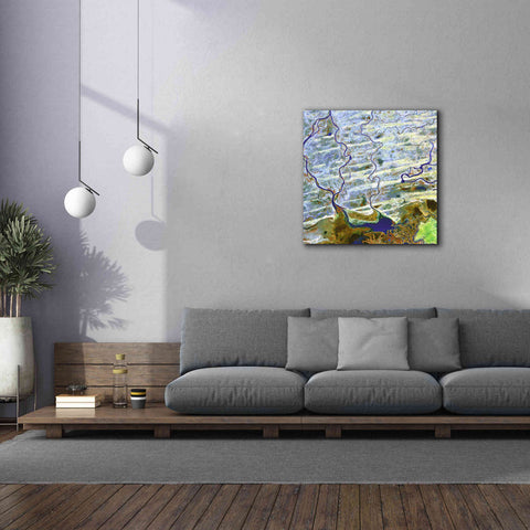 Image of 'Earth as Art: Niger River' Canvas Wall Art,37 x 37