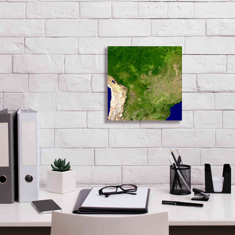 Image of 'Earth as Art: South America' Canvas Wall Art,12 x 12
