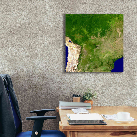 Image of 'Earth as Art: South America' Canvas Wall Art,26 x 26