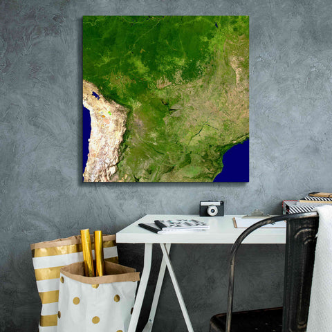 Image of 'Earth as Art: South America' Canvas Wall Art,26 x 26