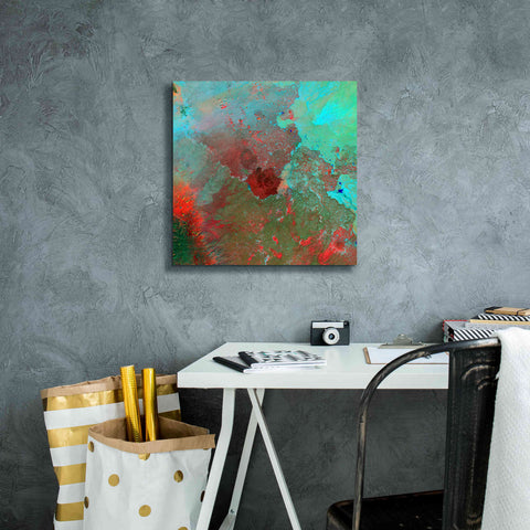 Image of 'Earth as Art: The Syrian Desert' Canvas Wall Art,18 x 18