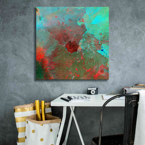 Image of 'Earth as Art: The Syrian Desert' Canvas Wall Art,26 x 26