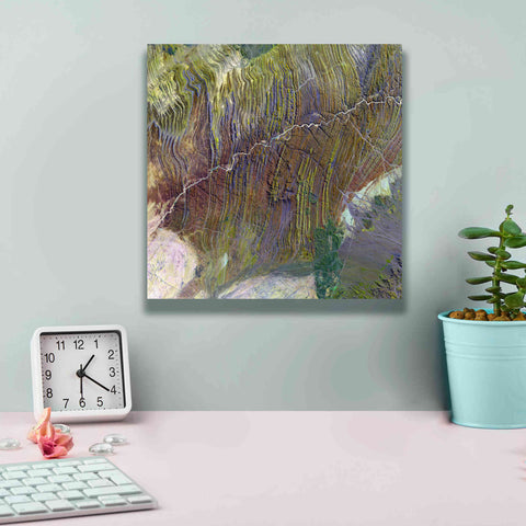 Image of 'Earth as Art: Ugab River' Canvas Wall Art,12 x 12