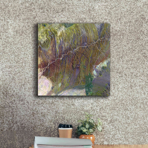 Image of 'Earth as Art: Ugab River' Canvas Wall Art,18 x 18