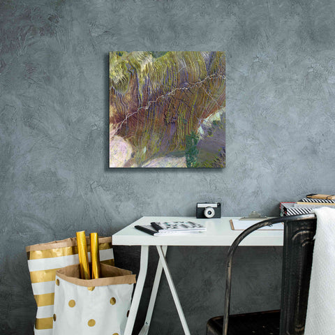 Image of 'Earth as Art: Ugab River' Canvas Wall Art,18 x 18