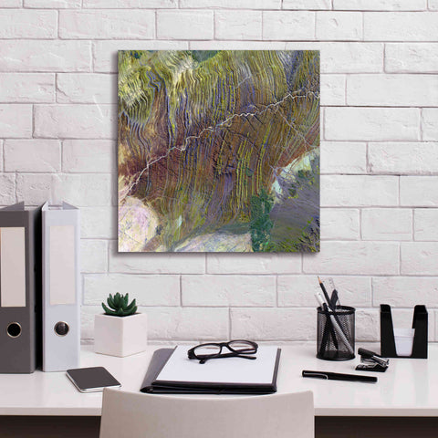 Image of 'Earth as Art: Ugab River' Canvas Wall Art,18 x 18