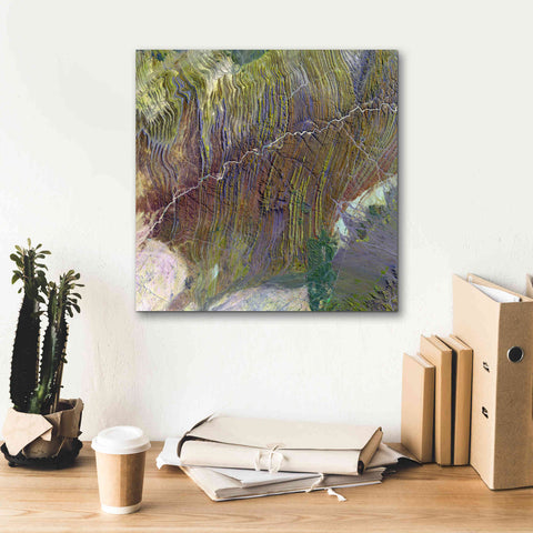 Image of 'Earth as Art: Ugab River' Canvas Wall Art,18 x 18