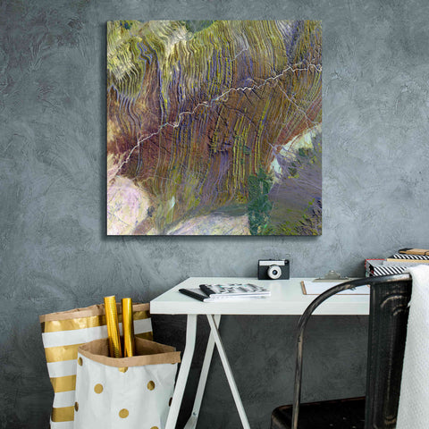 Image of 'Earth as Art: Ugab River' Canvas Wall Art,26 x 26