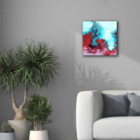 Image of 'Earth as Art: Vatnajokull ' Canvas Wall Art,18 x 18