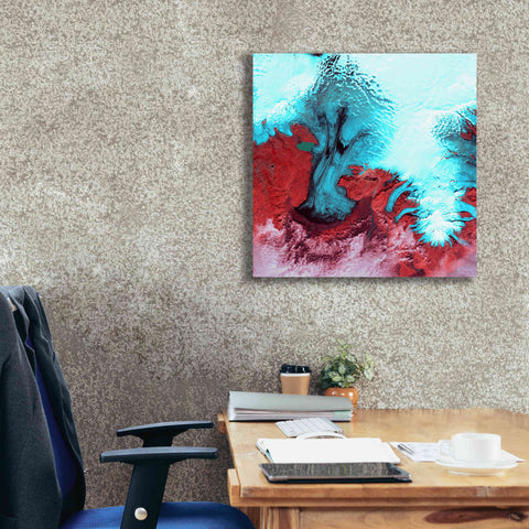 Image of 'Earth as Art: Vatnajokull ' Canvas Wall Art,26 x 26