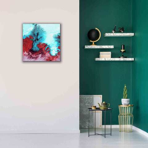 Image of 'Earth as Art: Vatnajokull ' Canvas Wall Art,26 x 26