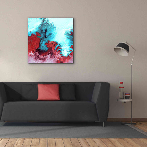 Image of 'Earth as Art: Vatnajokull ' Canvas Wall Art,37 x 37