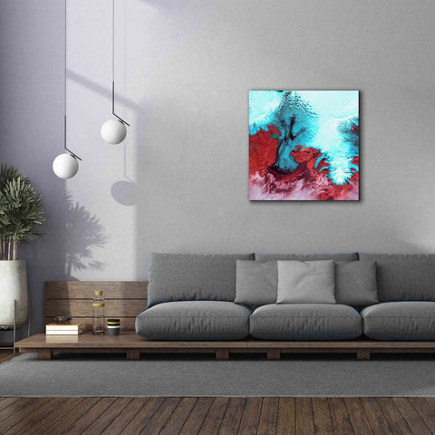 Image of 'Earth as Art: Vatnajokull ' Canvas Wall Art,37 x 37