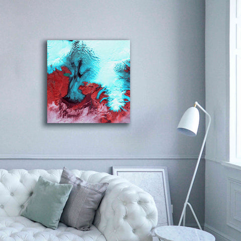 Image of 'Earth as Art: Vatnajokull ' Canvas Wall Art,37 x 37