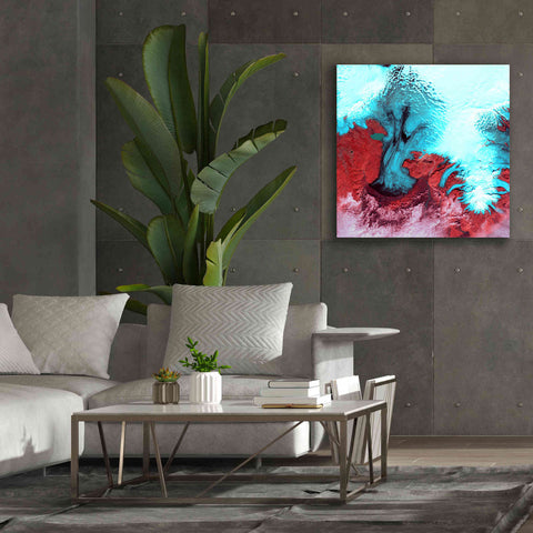 Image of 'Earth as Art: Vatnajokull ' Canvas Wall Art,37 x 37