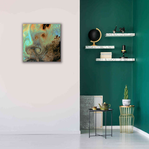 Image of 'Earth as Art: Von Karman Vortices' Canvas Wall Art,26 x 26