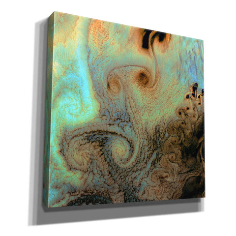 Image of 'Earth as Art: Von Karman Vortices' Canvas Wall Art
