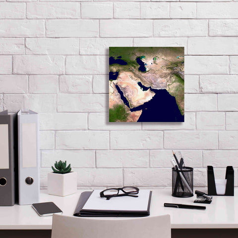 Image of 'Earth as Art: Western Asia' Canvas Wall Art,12 x 12