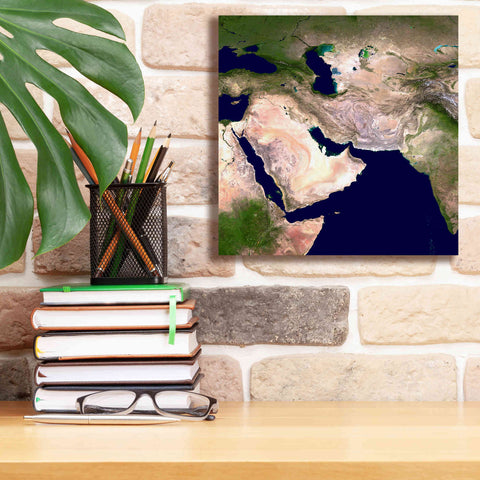 Image of 'Earth as Art: Western Asia' Canvas Wall Art,12 x 12