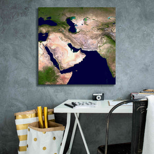 'Earth as Art: Western Asia' Canvas Wall Art,26 x 26