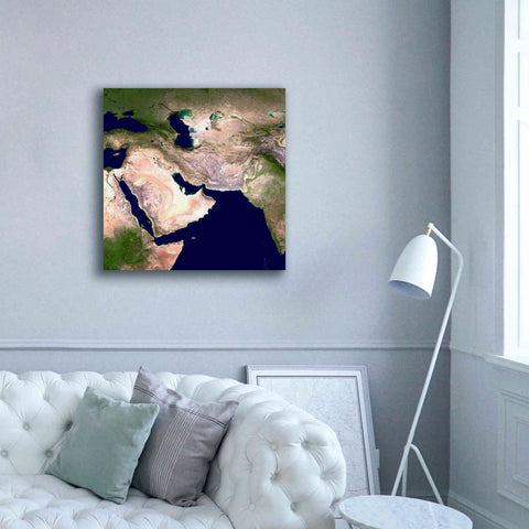 Image of 'Earth as Art: Western Asia' Canvas Wall Art,37 x 37