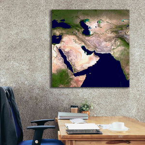 'Earth as Art: Western Asia' Canvas Wall Art,37 x 37