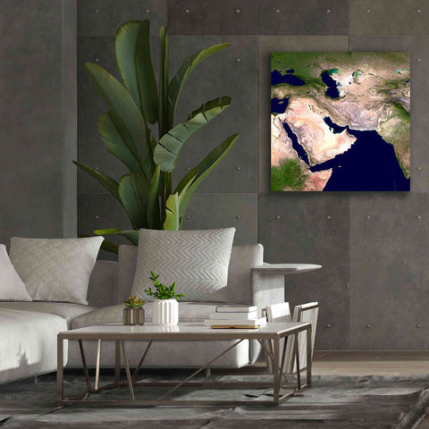 Image of 'Earth as Art: Western Asia' Canvas Wall Art,37 x 37