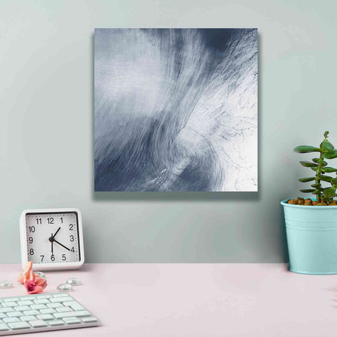 Image of 'Earth as Art: Whirlpool Clouds' Canvas Wall Art,12 x 12