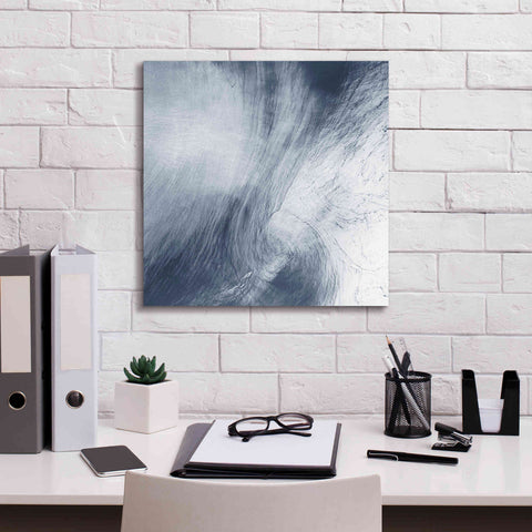 Image of 'Earth as Art: Whirlpool Clouds' Canvas Wall Art,18 x 18